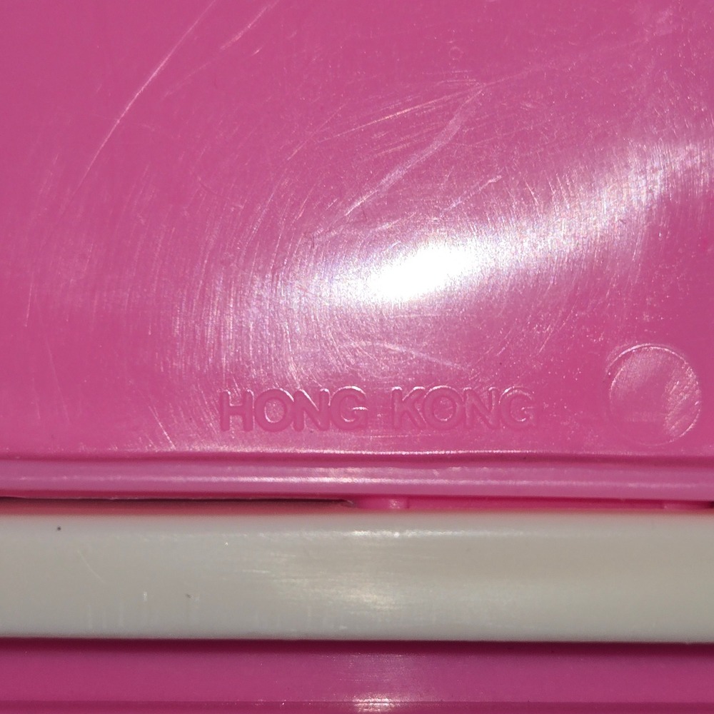Mattel Barbie Vanity Sink Stool Set Kids Pink Vintage 1977/1987 READ - Picture 10 of 16